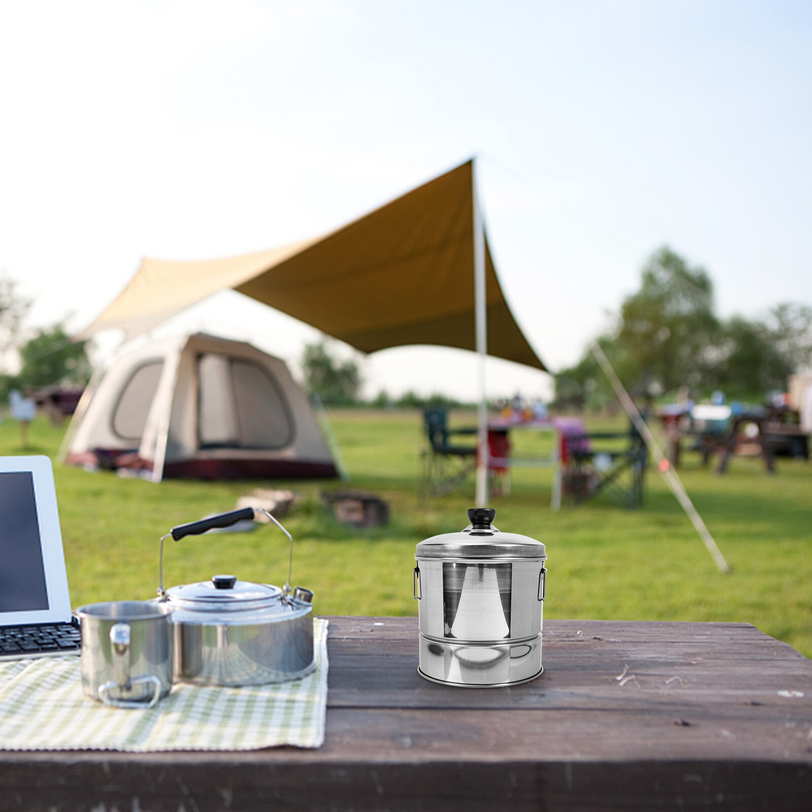 Large Capacity Steamed Rice Bucket Rice Storage Container Household Steaming Bucket