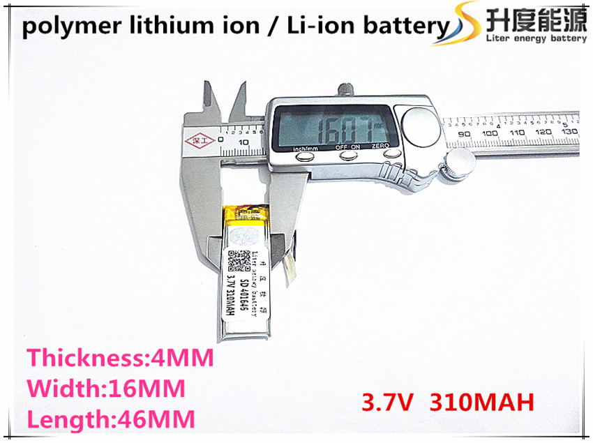 10 stück [sd] 3.7v,310 mah, [ 401646 ] polymer-lithium-ionen-/li-ionen-akku für spielzeug, powerbank, gps-gerät, ,mp3,mp4, , lautsprecher