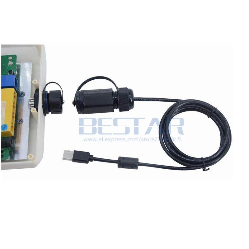 USB 2.0 Data Connector Waterproof Aviation Plug Socket 1M 1.5M 3M Line USB M25 Female Water Proof Extension Cable 3ft 5ft 10ft