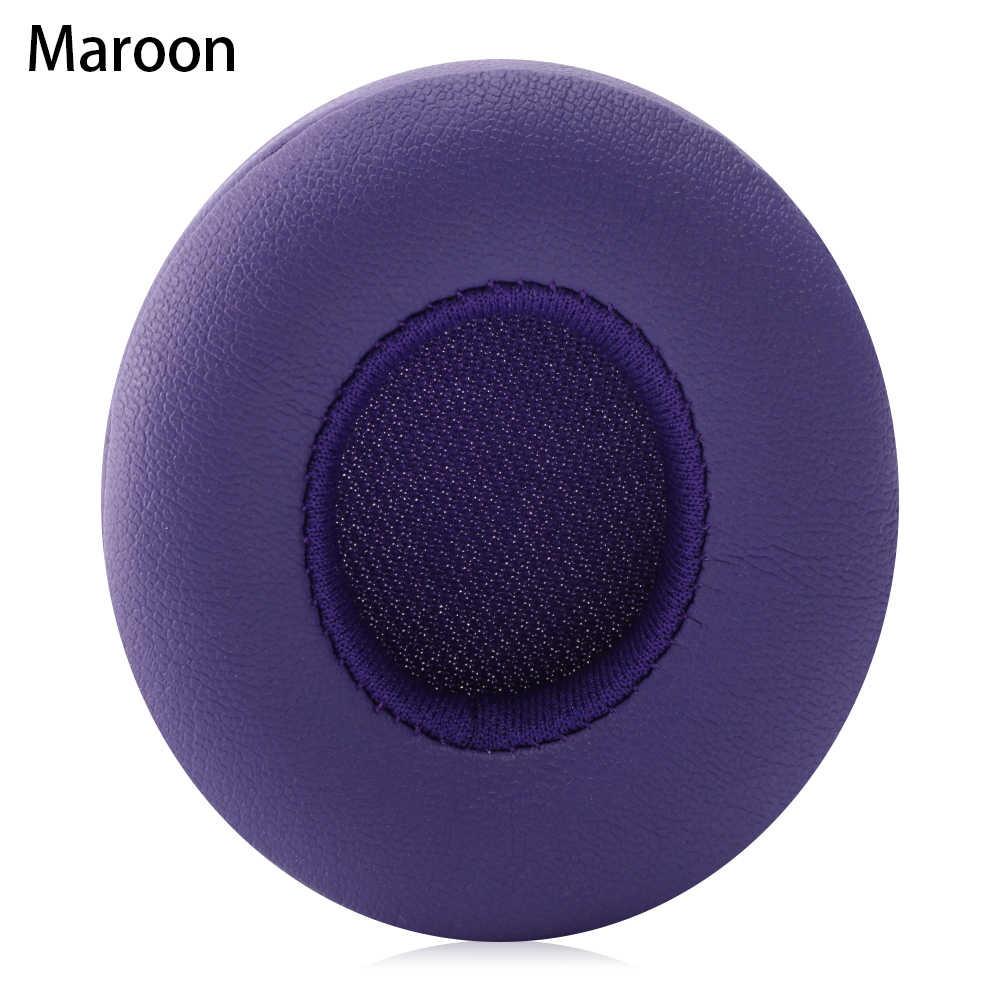 Voor Beats Solo 3 2 Draadloze Oorbeschermers Hoofdtelefoon Accessoires Ultra-Zachte Spons Oordopjes Oordopjes Vervanging Oorkussens Kussen: maroon
