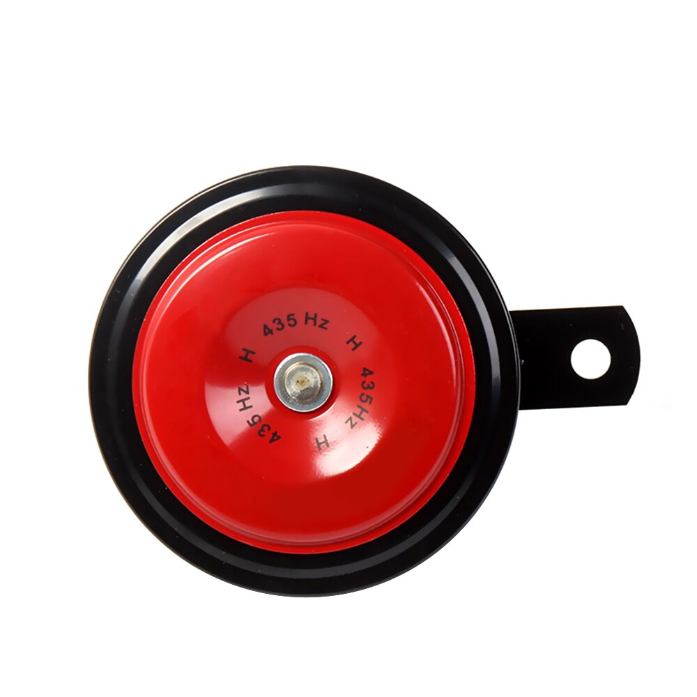 Bocina impermeable para motocicleta, bocina para Moto, 12V, ruidosa, 110db, ciclomotor, vehículo eléctrico, patinete, bocina de aire, claxon de Moto: Red
