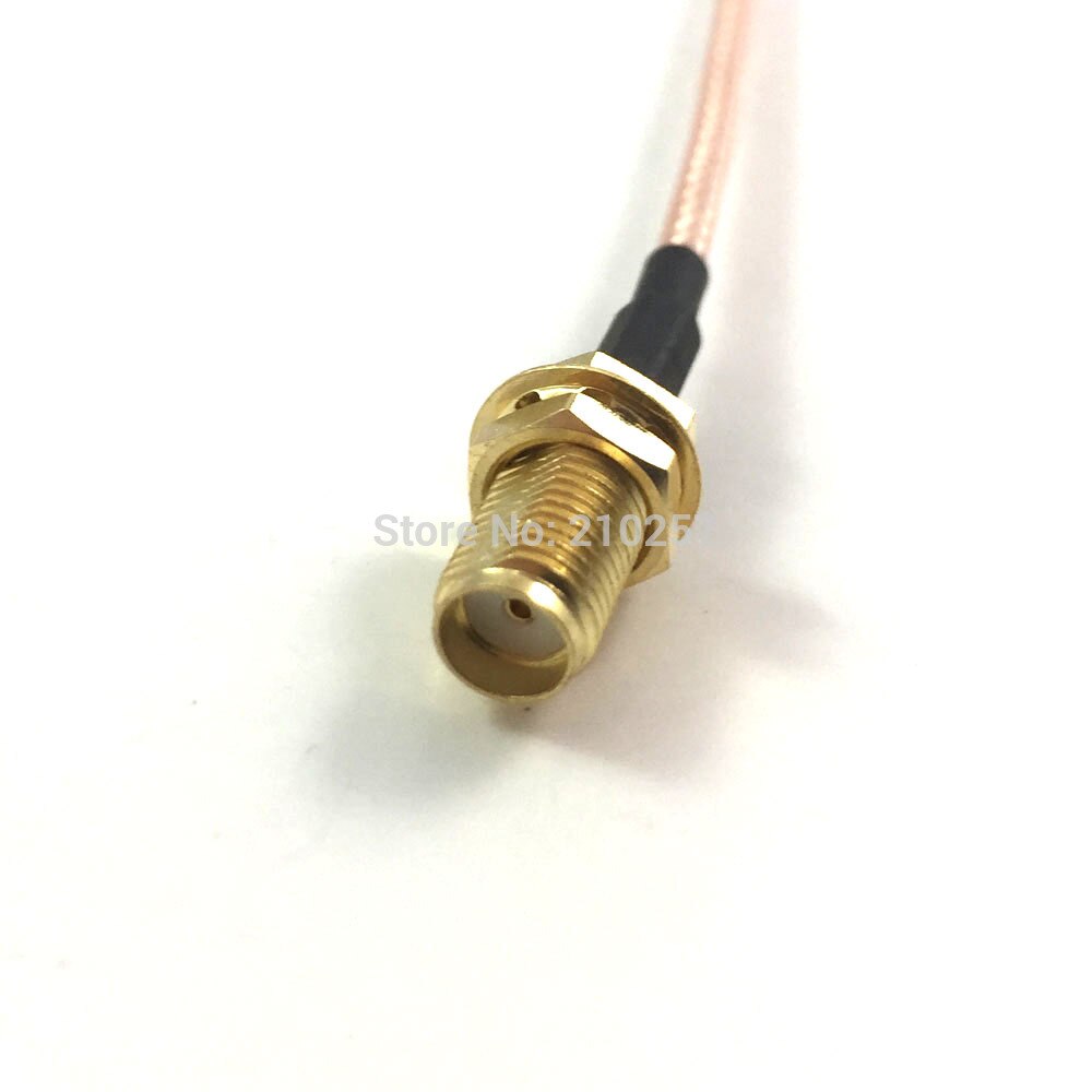 5pcs RF Mmcx male Right Angle to Sma Female Connector Coaxial Pigtail Cable RG316 10cm