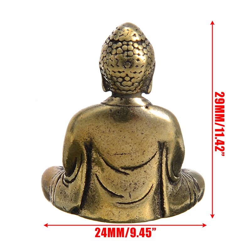 Buddha staty kinesisk buddhism sakyamuni buddha skulptur staty fengshui prydnad miniatyr heminredning