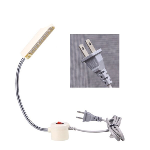 30 Led Industrial iluminación máquina de coser luces Led de trabajo Flexible magnética de luz para taladro de La lampara maquina coser bombilla maquina de coser lampara alfa luz para luz maquina coser lampara led para: AC110V US Plug / 30 LED