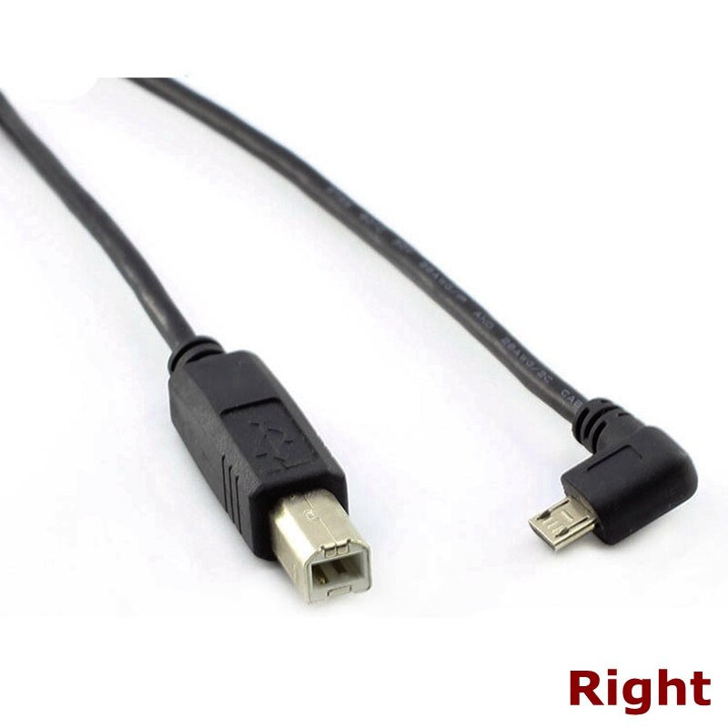 Micro Usb Male Naar Usb B-Type Connector Voor Usb 2.0 B Micro Male Data Kabel Voor Mobiele Telefoons, printers En Harde Schijven