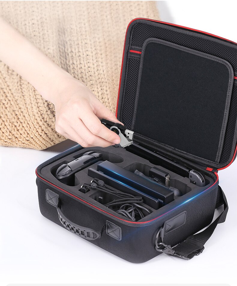 mod-X ciężka torba robić przenoszenia torba na przełącznik robić Nintendo torba na konsolę Nintendo przełącznik NS twardy Nintendoswitch