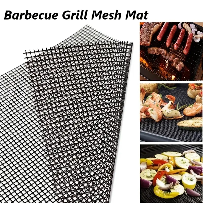 1pc återanvändbara grillunderlägg med non-stick-beläggning - hög temperaturbeständiga och lätta att rengöra - perfekta för grillning och bakning!