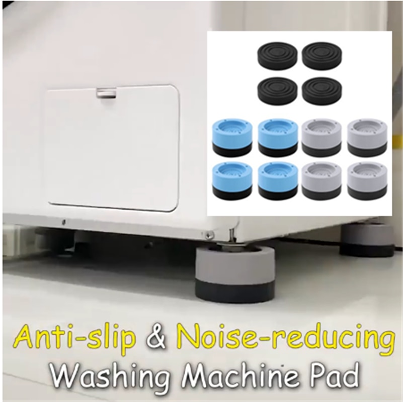 4 Stuks Rubber Been Anti-Vibratie Antislip Mat Koelkast Stoel Bureau Voeten Matten Wasmachine Schokabsorberende pads