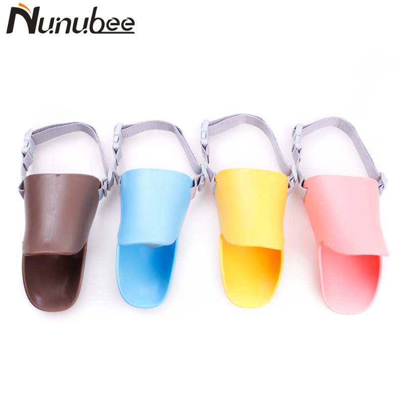 Nunubee Dog Muzzle Silicone Duckbill Cute Duck Mouth Muzzle Bark Bite Stop Small Dog Anti-bite Masks For Dog Pets Products