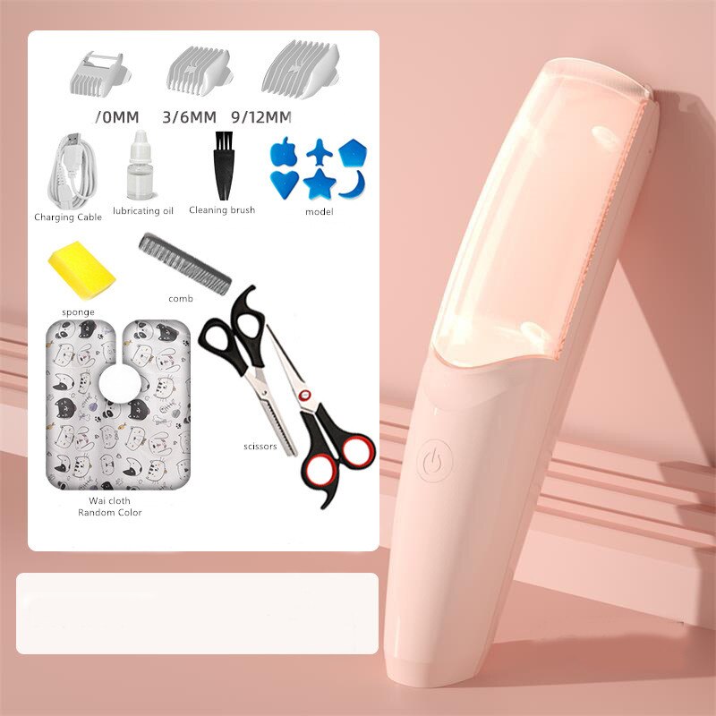 WEIDZ USB Rechargeable électrique tondeuse à cheveux pour enfants adultes silencieux automatique cheveux aspiration salle de bain tondeuse IPX7 étanche