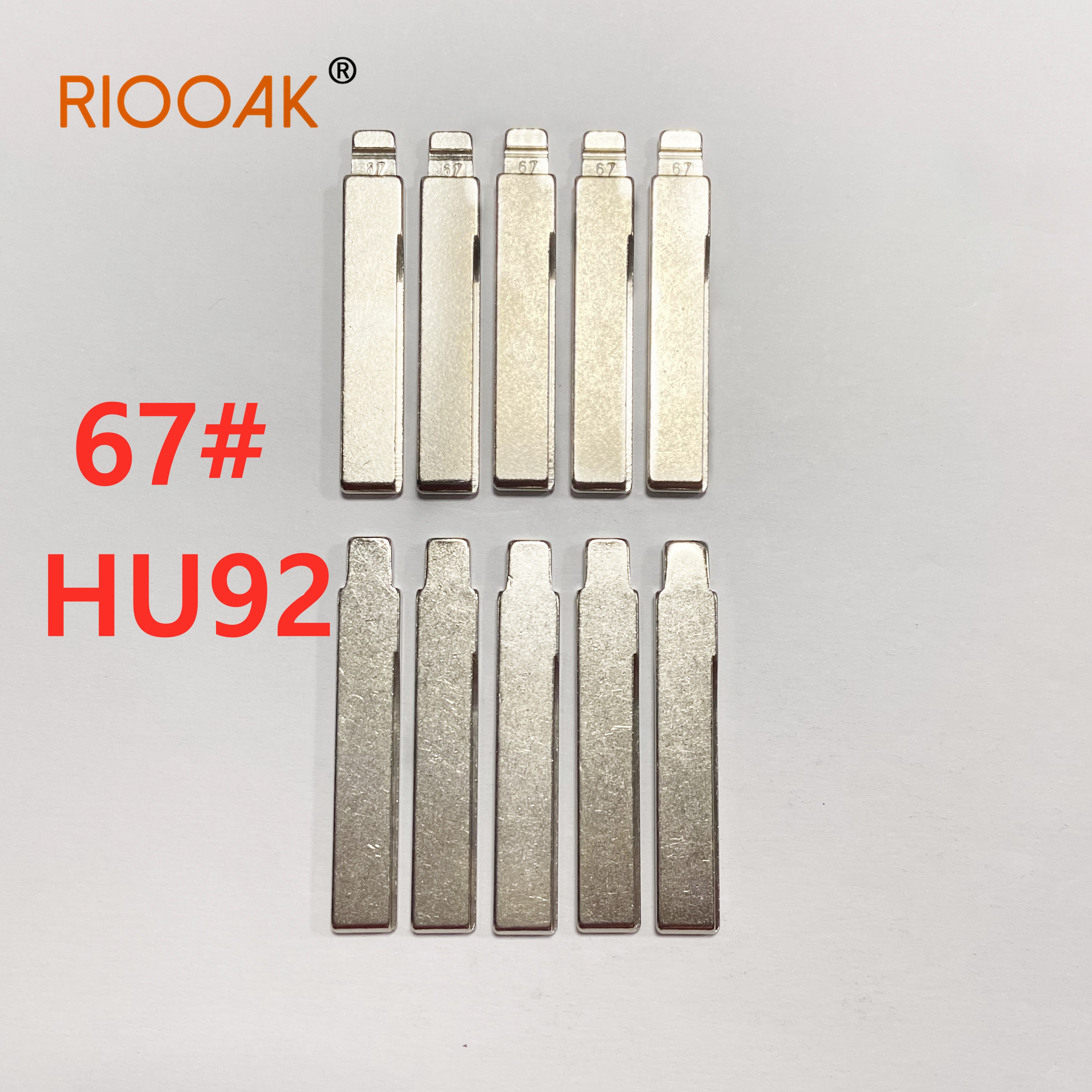 RIOOAK HU92 67 # lama chiave remota per BMW CAS3/CAS4 E36 E39 E38 E63 E83 E53 F10 F20 F30 1 2 3 5 7 serie X5 X6 NO.67 chiave vuota