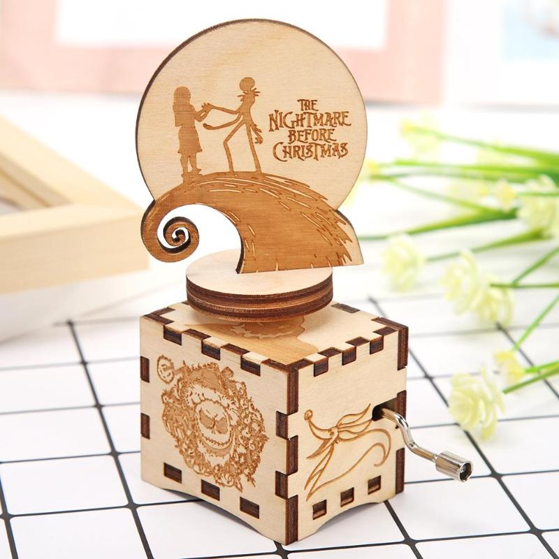 retro drewniana ręka łukowaty pozytywka sława znakomity wystrój salonu domowe dekoracje na imprezę prezent urodzinowy dla dzieci