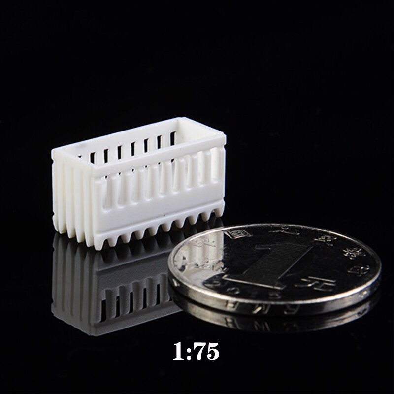 1:50 1: 75 1:100 1:150 kunststoff Modellierung Blume Topf Tabletop Modell GrüNe Pflanze Becken Wohnkultur Ikebana: 75 scale