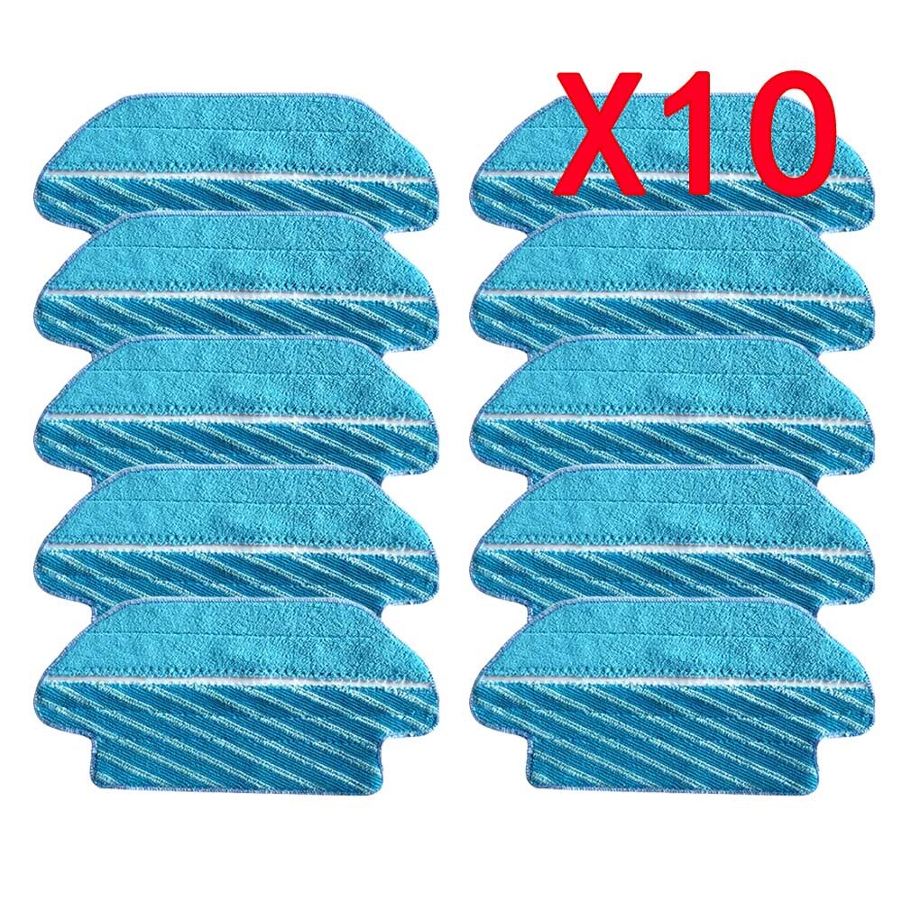 Conjunto de accesorios de repuesto para robot aspirador, filtro HEPA, rodillo, cepillo, mopas, paños para Cecotec Conga 3290 3490 3690, cepillo laterial para Proscenic M7: Castaño