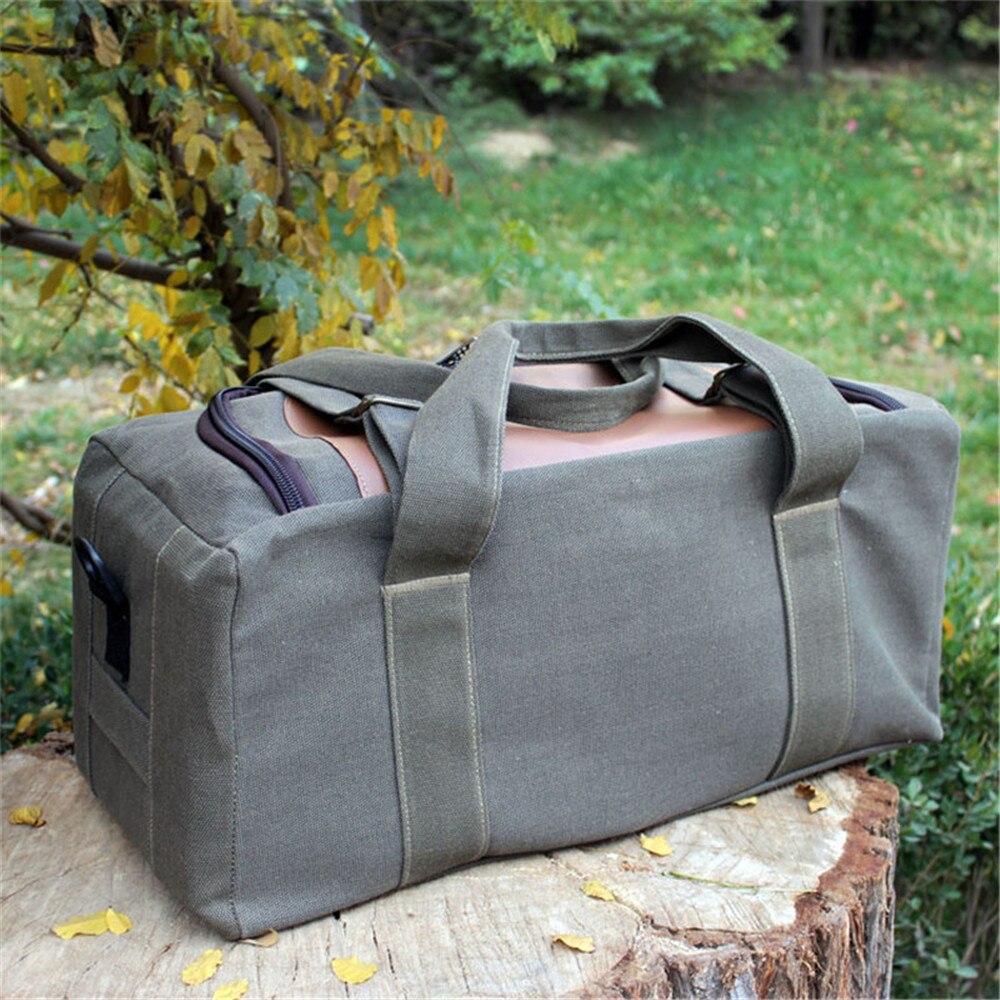 BOWTAC-bolsa de viaje de gran capacidad para hombre, bolso de gimnasio de lona, equipaje de gran tamaño, plegable, impermeable, deportivo