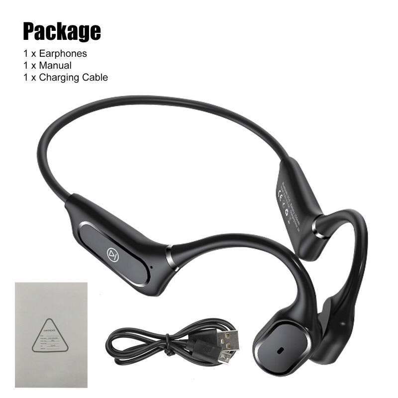 Beengeleiding Oortelefoon Bluetooth 5.0 Draadloze Sport Oortelefoon Oortelefoon Beengeleiding Open Oor Outdoor Sport Auriculares
