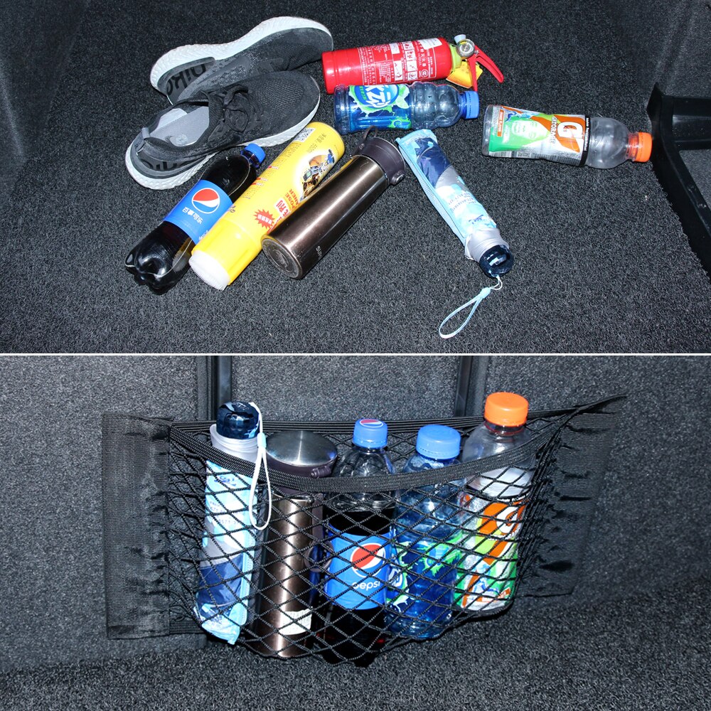 Auto Stamm gepäck Netz Für Volkswagen VW Polo Passat CC Golf Touran Bora Tiguan Für Peugeot 307 308 407 508 3008 zubehör