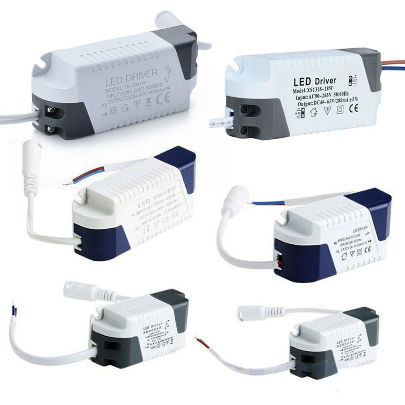 1Pcs Led Constant Driver 3W 4-7W 8-12W 18-24W 240ma/260mA Voeding Licht Transformers Voor Led Downlight Verlichting AC90-265V