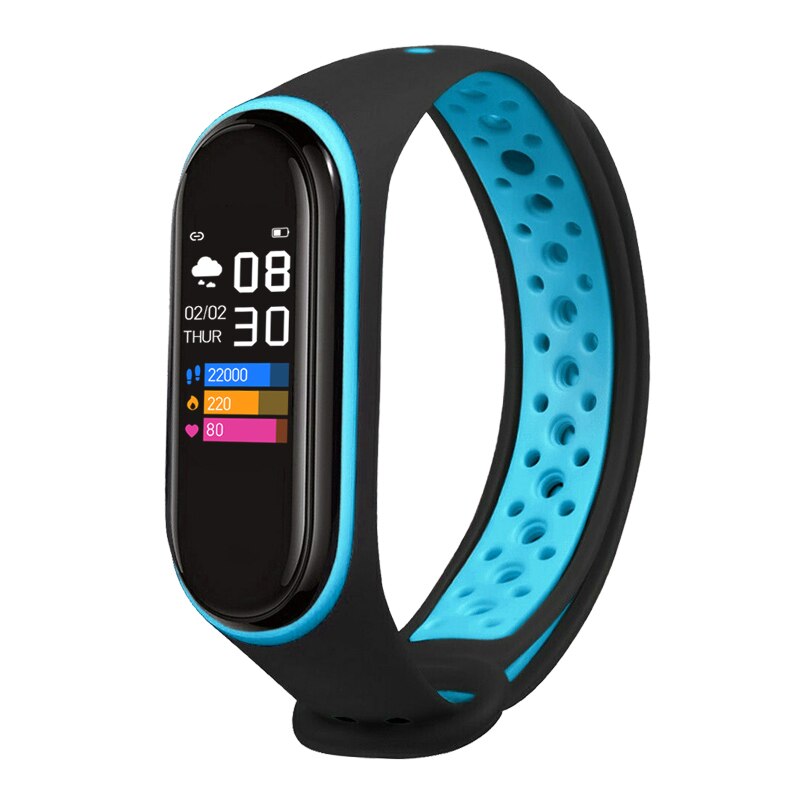 Wellermoz neue Clever Armbinde Fitness Armbinde smartwatch: Blau