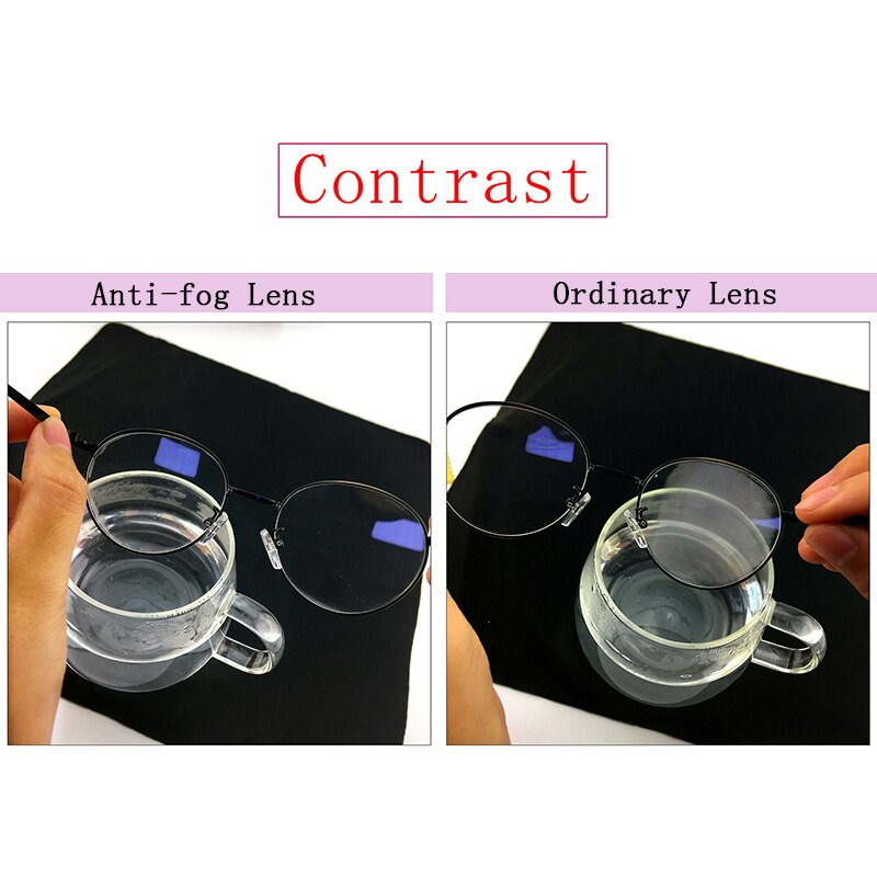1.56 Anti-Fog Anti-Blue Light Resin Spectacle Lenses Myopia Presbyopia Astigmatism Optical Glasses Lens HD Harden Coating Lens