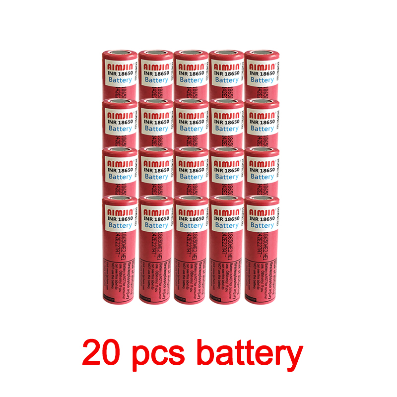 Bateria recarregável do Lítio-íon, brinquedo do computador, fã, portátil, lâmpadas, banco do poder, lanterna, etc., 18650HE2, 3.7V, 2500mAh: CINZA
