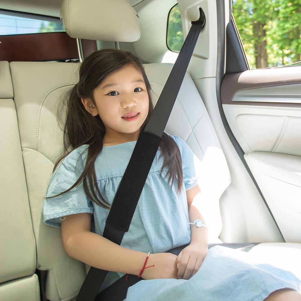 Car Seat Belt 2Pc Shoulder Pad Comfortable Driving Seat Belt Vehicle Soft Plush Auto Seatbelt Strap Harness Cover kids car belt