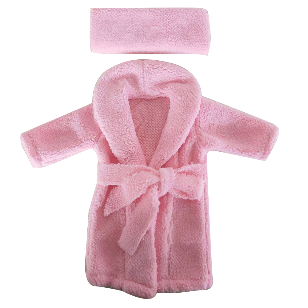 Soft Newborn Baby Plush Photography Props Scarf Bathrobe Shower Costume photography Baby props full moons hundred days sets