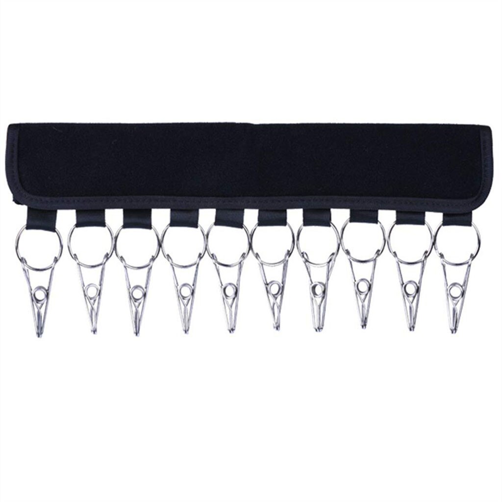 Closet Hoed Organizer Hanger 10 Baseball Cap Holder Cleaner Houden Tidy Rack opslag accessorie voor thuis rack Крюк для хранения: Zwart