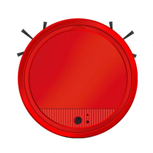 Home Smart UV Disinfection Automatic Vacuum Cleaner Floor Cleaning Robot Sweeper: Red