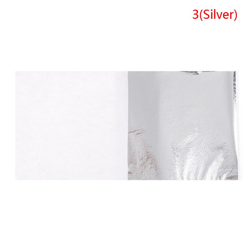 100 ark folie blad papper imitation guld silver koppar blad förgyllning hantverk diy: A3