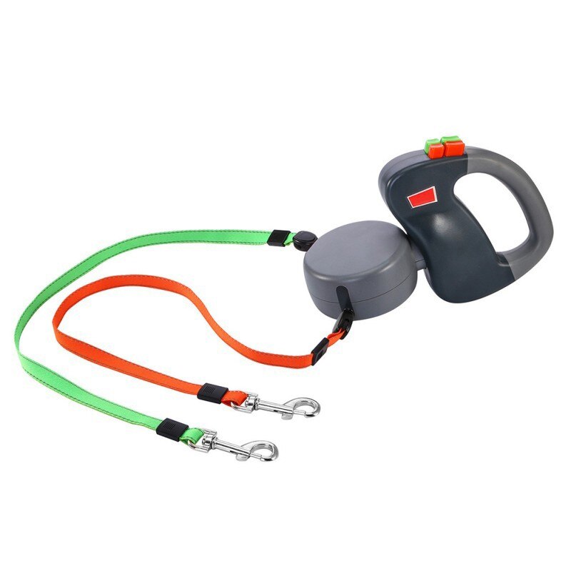 Dual Pet Dog Leash Retractable Walking Leash 3 M L... - Grandado