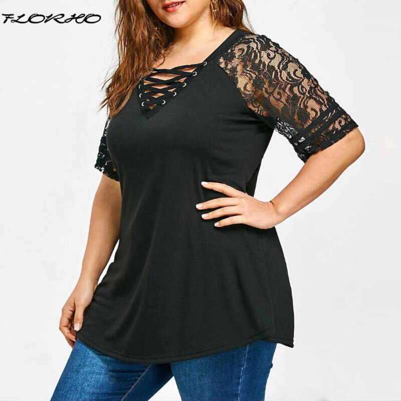 Vonda zwangerschapsblouses en tops zomer sexy kant uitgehold effen shirts femme bohemian zwangerschapsblouses losse blouse