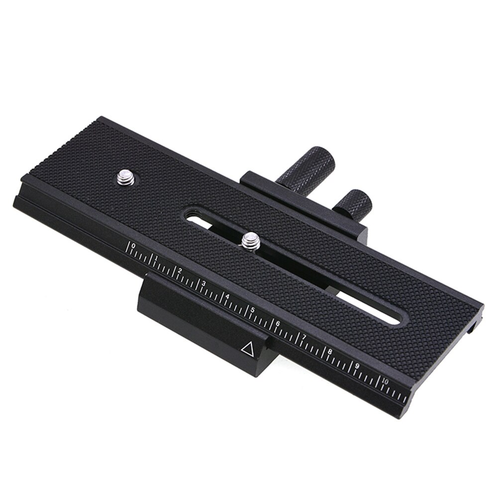 2 Way Movable Micro Distance Focusing Focus Rail Slider for DSLR Camera 1/4in Screw Focusing Accessories NC99