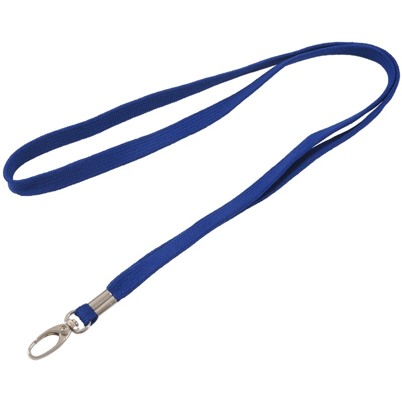 1pcs Neck Strap Lanyard Keychain Key Office ID Card Key Phone Work Permit HolderColor:Royal blue