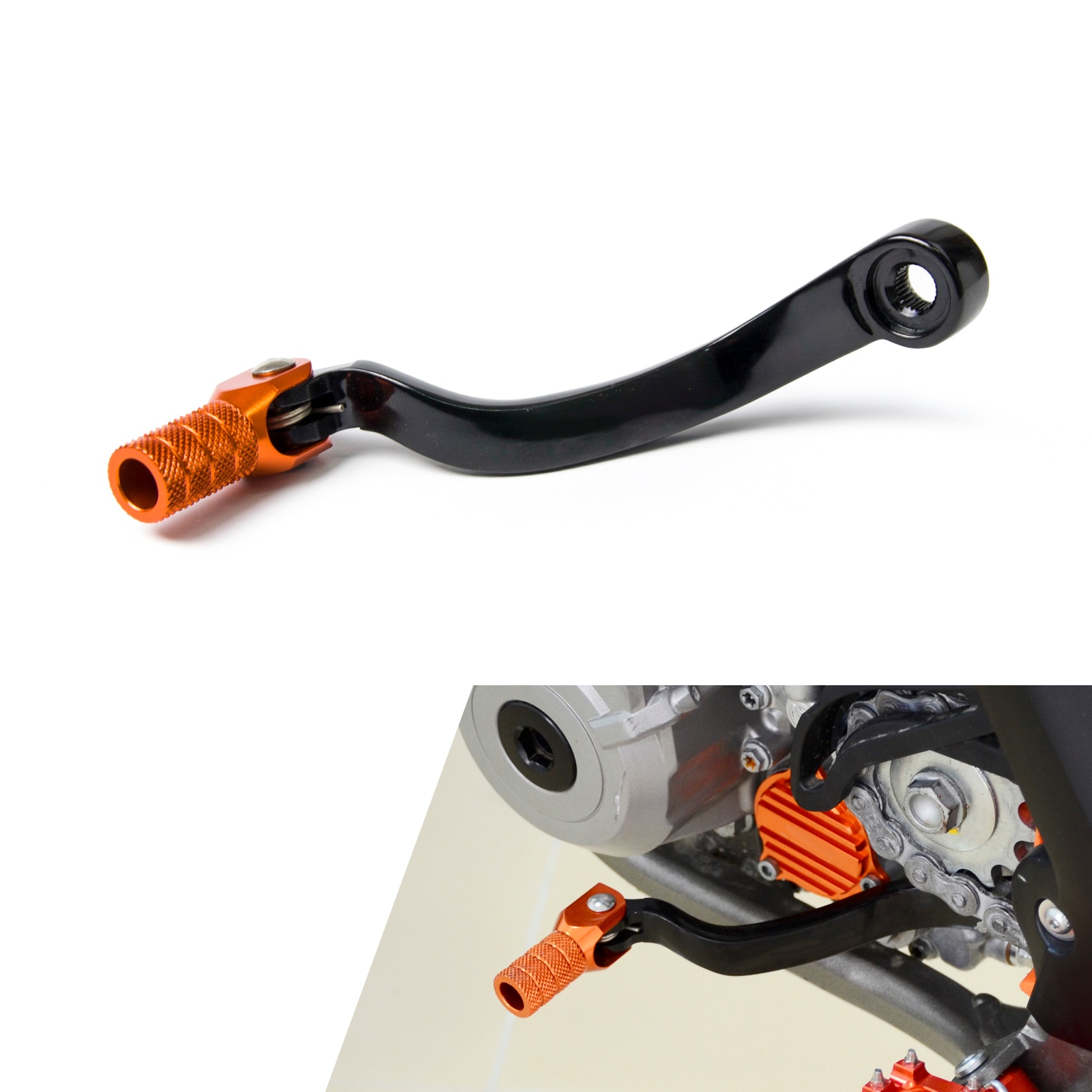 Nicecnc Motor Vouwen Tip Gesmeed Gear Pedaal Versnellingspook Arm Voor Ktm 125 150 200 250 350 450 Sx Exc xc Mxc Xcw Sxf Xcf Excf Xcfw