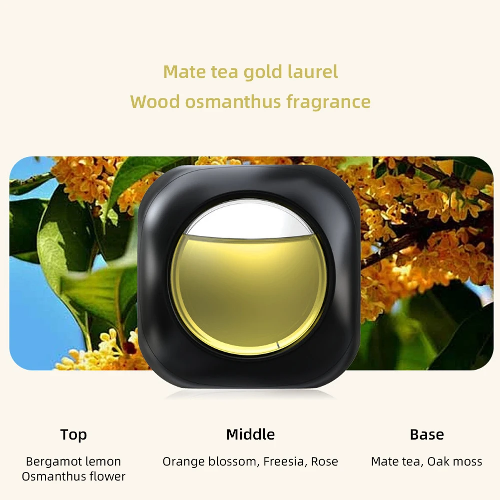 Universal Removing Fragrance Odor Perfume Auto Air Outlet Aromatherapy Clip Deep Purification Air Freshener Car Home Office: black