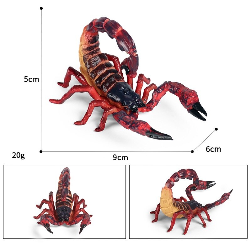 Simulation Animal Model Halloween Decoration Tricky Toy Lizard Cold-Blooded Reptile PVC Animals Action Figures Children's: 16