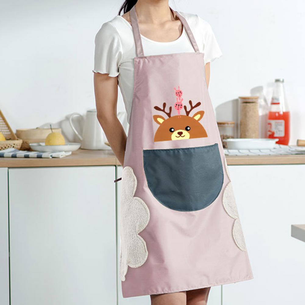 Anti-verformt Schürze mit Hand Spitze hoch Kochen Schürze Handtuch Einstellbare Schnalle Küche Schürze PVC Garten Schürze Kochen Gerät
