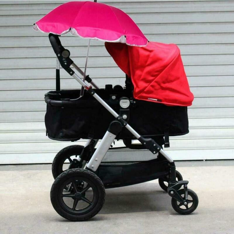 Universal Baby Foldable Bendable Parasol Umbrella UV Protection Stroller Pram Buggy