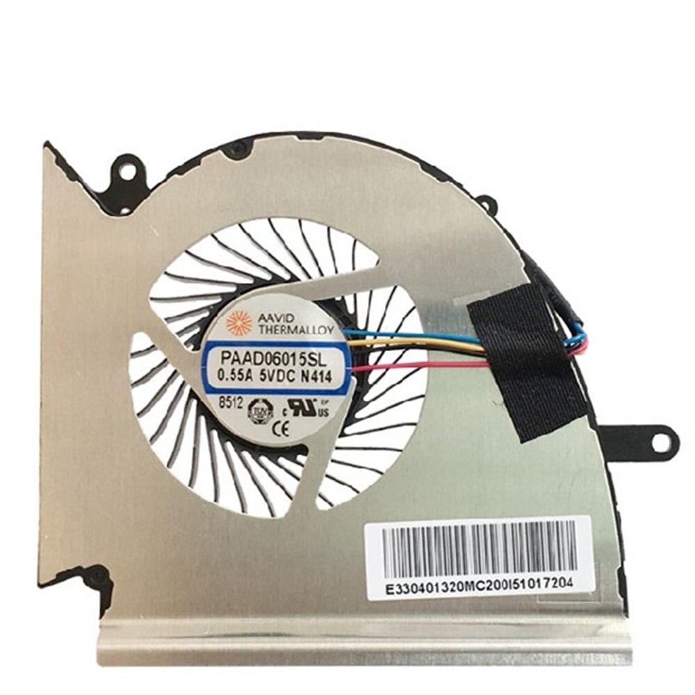 CPU GPU Cooler Fan For MSI GE75 GP75 GE63 GP63 GL63 GV63 GE73 GL73 VR Raider 8SF 9SG MS-17E2 PAAD06015SL N414 N417 Radiator