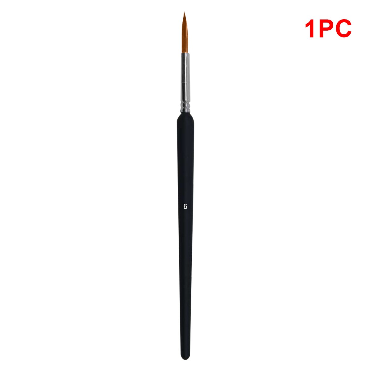 Paint Brush Sets Art Script Liner Paintbrush with Weasel Hair for Artist Acrylic Aquarelle Gouache Water-color Oil Painting: Black