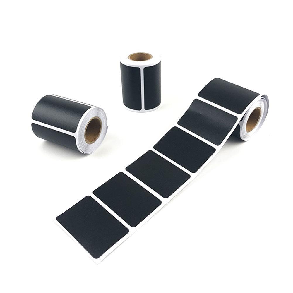 Étiquettes tableau noir étiquettes effaçables auto-adhésif pot étiquette autocollants parfait pour cuisine pots à épices bouteille 120 pièces/rouleau # CW