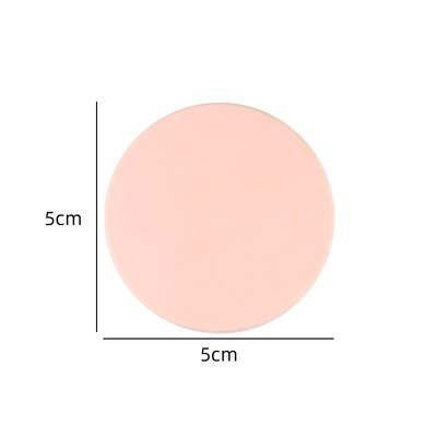 3Pcs Silicone Stopper Deur Mute Stickers Deurstopper Bescherming Porte Pad Deurstopper Silicon Rubber Hardware Bumper Muur Mat: 5 cm Round Pink