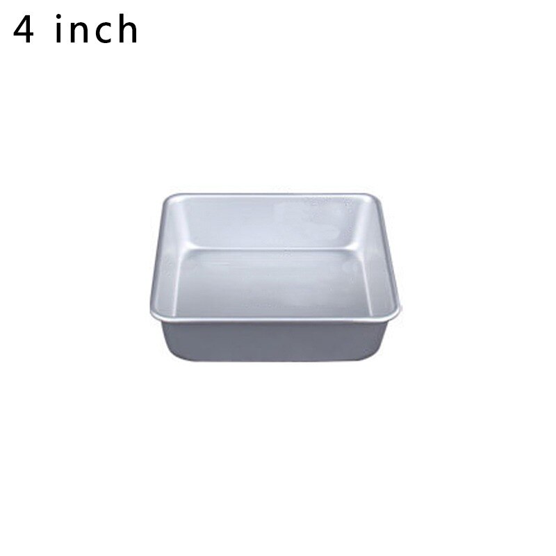 Aluminiumslegering ikke-pinne brownie ostekake skål form brød brød panne bakekar retter kjøkken bakeverktøy: 115 x 40mm