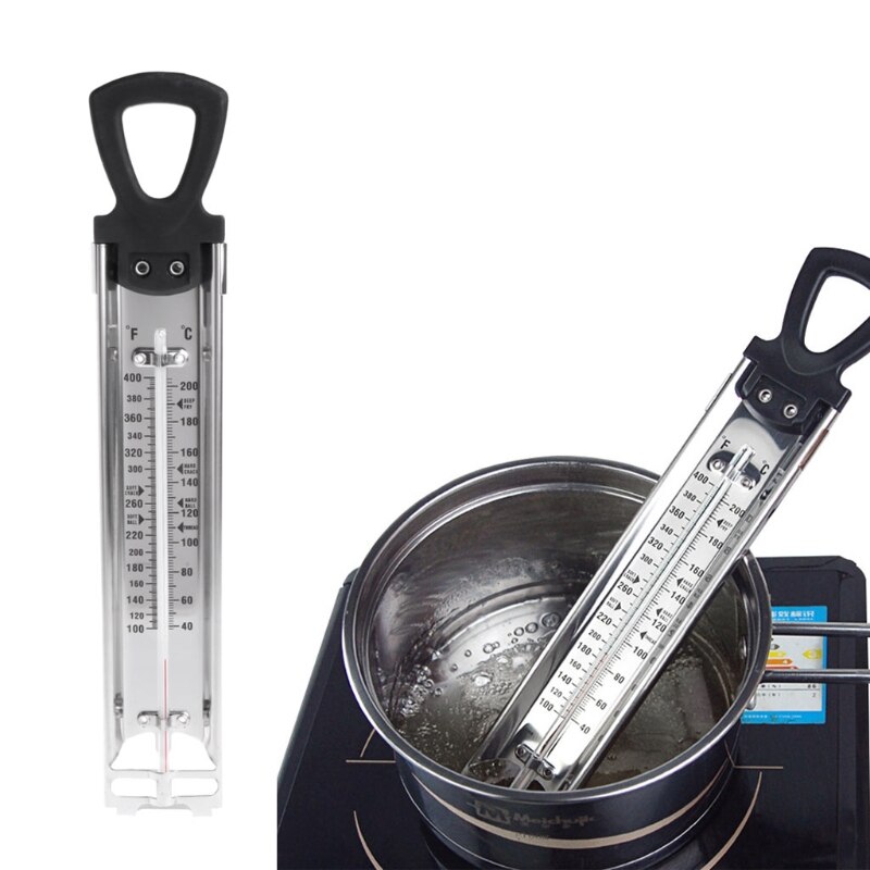 Stainless Steel Kitchen Craft Cooking Thermometer For Jam Sugar Candy Liquid Q84D
