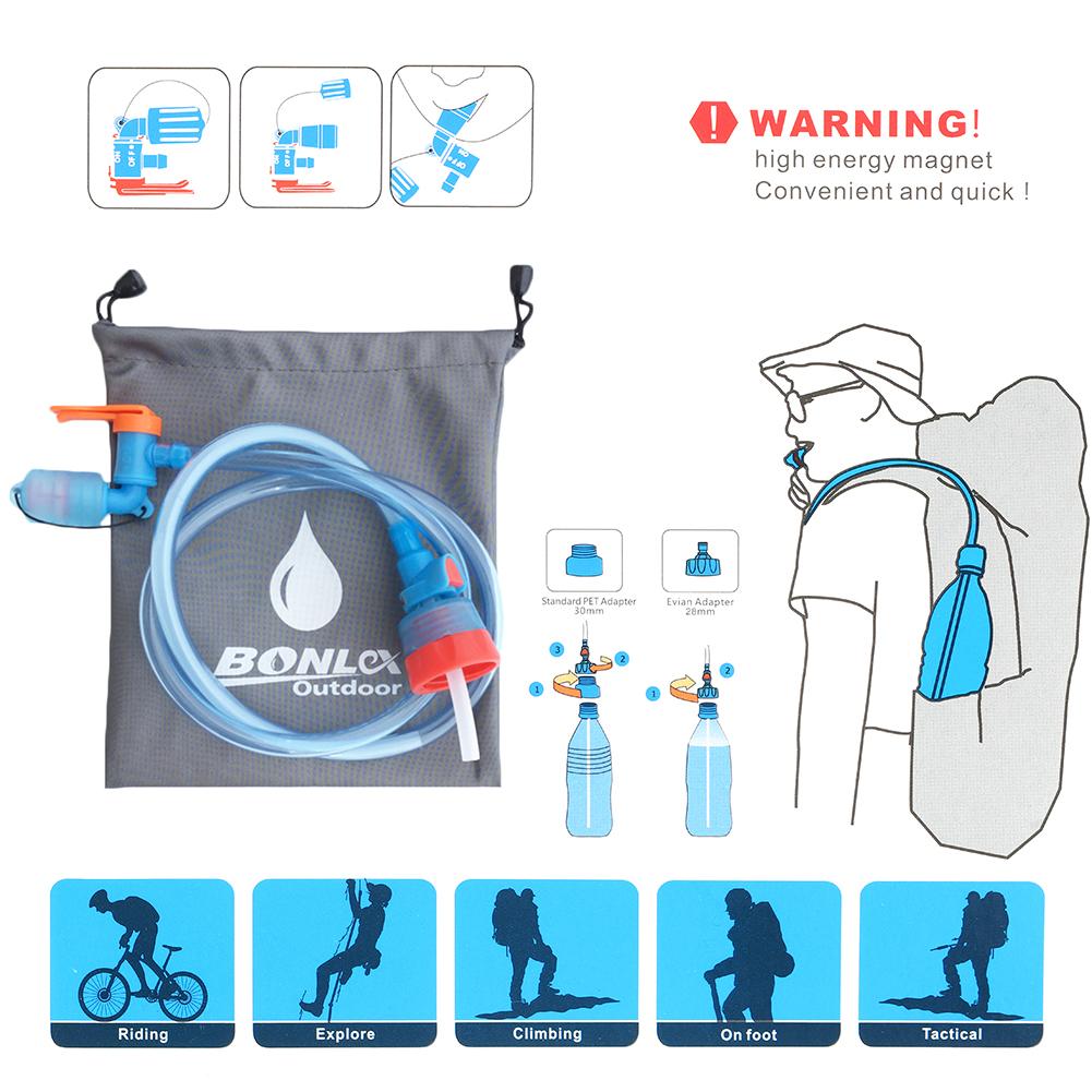 Outdoor Climbing Water Bottle Drink Tube Water Bag Hydration Bladder System For Hiking Horse Riding Drinking Fishing Direct