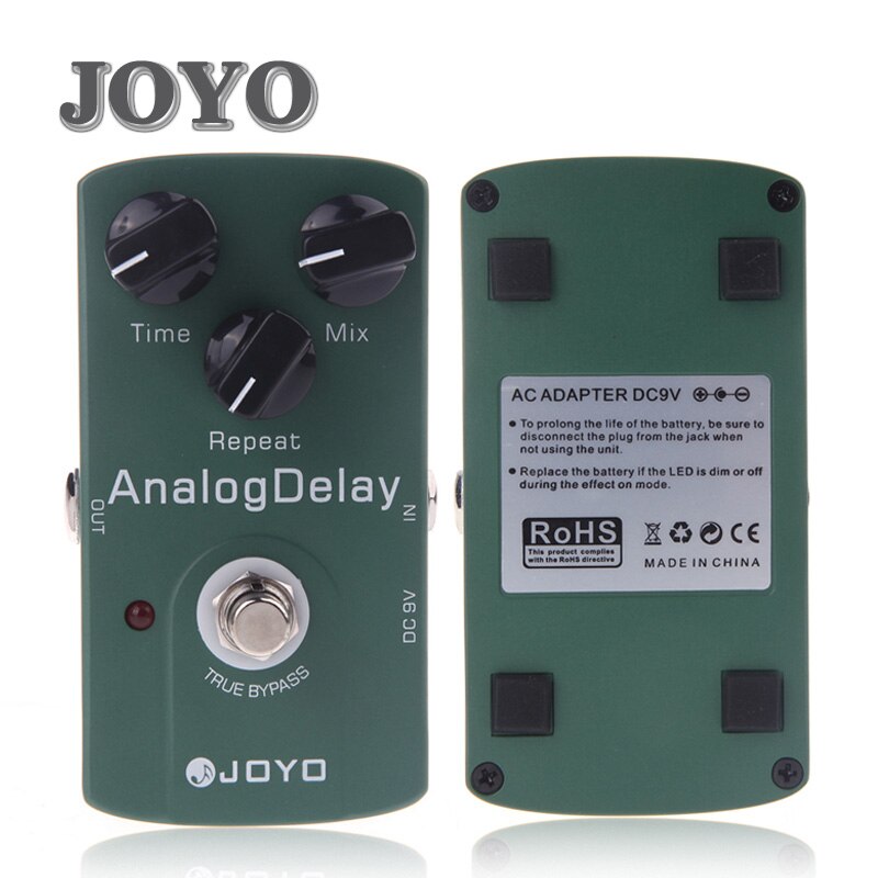 Joyo JF-33 Analog Delay Electric Guitar Effect Pedal True Bypass Guitarra Pedal Guitar Accessory