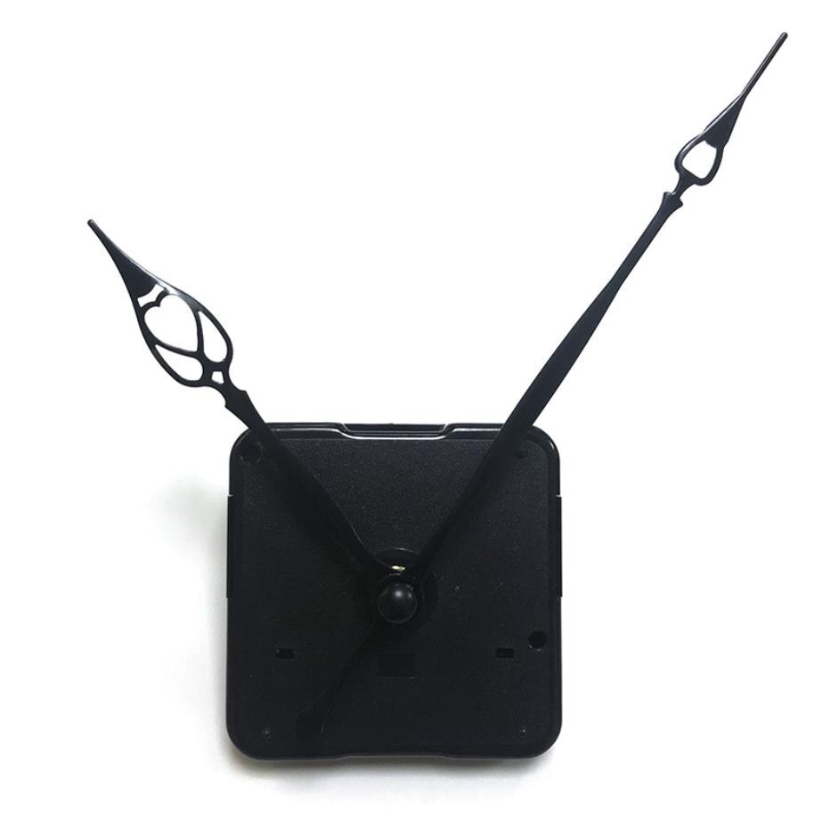 Mute Klok Beweging Met Creatieve Zwart Metalen Handen Voor Wandklok Асовой Механизм Clockwork Diy Kits Accessoires Vervanging