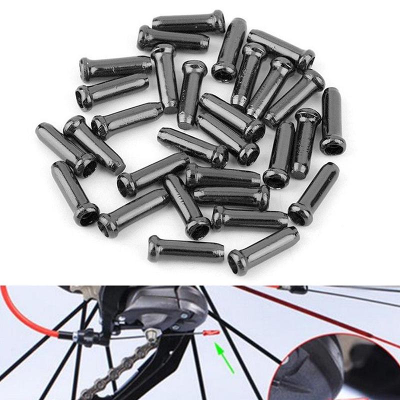 50 Stks/partij Fiets Brake Shifter Inner Cable End Draad Kabel Cap Tips End Caps Shift Past Innerlijke Derailleur Kabel voor Beha U3Y1