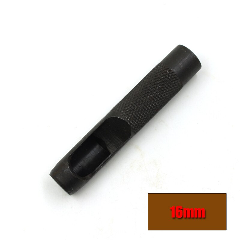 20 größe Stahl Hohl See Stanzen Leder Dichtung Hohl schlagen einstellen Dichtung Gürtel See Hand See Stanzen Zubehör Handwerk Werkzeug: 16mm
